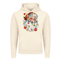 Vintage Artic santa with little christmas Vintage Hoodie - AdoDesignShop