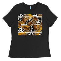 Black football Ladies Tee - RanaPortraitStore
