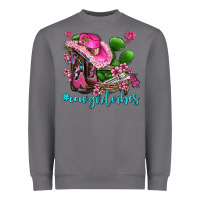Storm cowgirl vibes with boots and gun Heavyweight Sweatshirt - AdoDesignShop