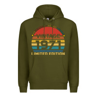 Army Green Vintage 1971 Limited Premium Hoodie - Bettercallsaul