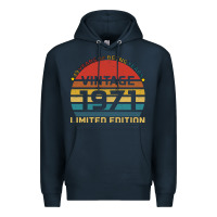 Navy Vintage 1971 Limited Premium Hoodie - Bettercallsaul