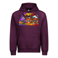 Mauve Wine happy hallothanksmas truck Urban Hoodie - CowGirlArtShop