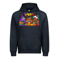 Navy happy hallothanksmas truck Urban Hoodie - CowGirlArtShop
