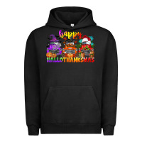Pigment Black happy hallothanksmas truck Urban Hoodie - CowGirlArtShop