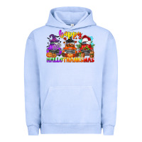Pigment Grape Ice happy hallothanksmas truck Urban Hoodie - CowGirlArtShop