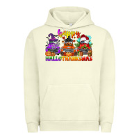 Pigment Pistachio happy hallothanksmas truck Urban Hoodie - CowGirlArtShop