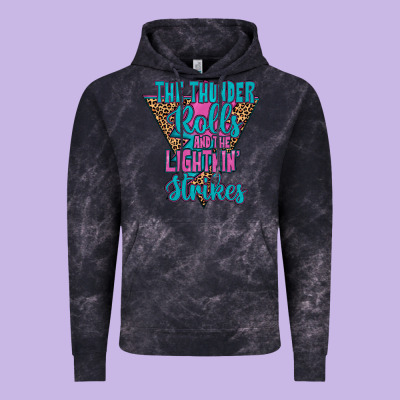The Thunder Rolls And The Lightnin’ Strİkes Vintage Hoodie Designed By Jahusdesignshop