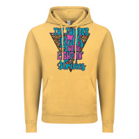 Vintage Mustard THE THUNDER ROLLS AND THE LIGHTNIN’ STRİKES Vintage Hoodie - JahusDesignShop