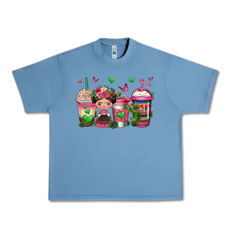 Mexican Coffee Cups Cafecito Urban Heavy Tee by Jasminsmagicworld | Teevron
