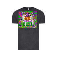 Vintage Black Wicked cute halloween Vintage Tee - Artiststas
