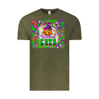 Vintage Olive Wicked cute halloween Vintage Tee - Artiststas