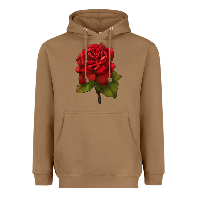 Oklahoma Rose Illustrations Heavyweight Hoodie by LillyAllenDesigns | Teevron