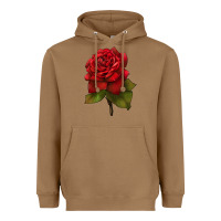 Toasted Coconut Oklahoma Rose Illustrations Heavyweight Hoodie - LillyAllenDesigns