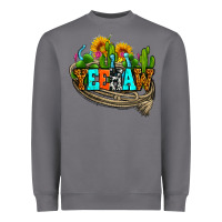 Storm yeehaw and cactus with horseshoe Heavyweight Sweatshirt - AdoDesignShop