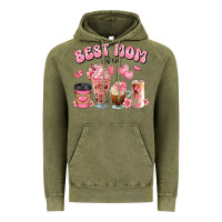 Vintage Olive best mom ever floral coffee cups Vintage Hoodie - JahusDesignShop