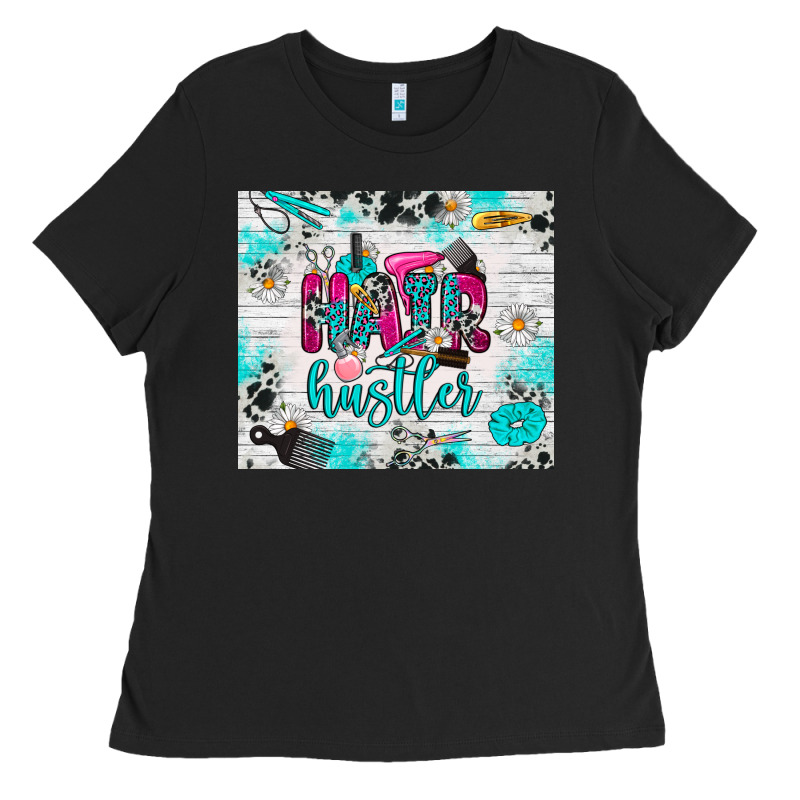 Hair Hustler Ladies Tee by RanaPortraitStore | Teevron