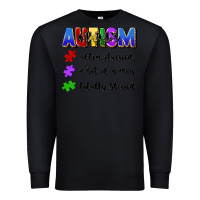 Black i'm a hot mess always stressed and proudly autism Premium Sweatshirt - Artiststas