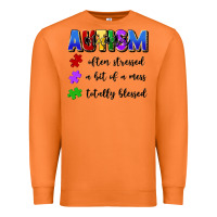 Carrot i'm a hot mess always stressed and proudly autism Premium Sweatshirt - Artiststas