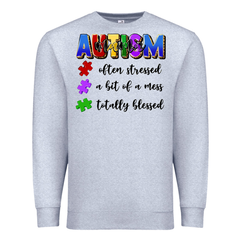 I'm A Hot Mess Always Stressed And Proudly Autism Premium Sweatshirt by Artiststas | Teevron