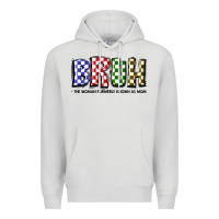 Dove Grey bruh the woman formerly known as mom Premium Hoodie - JahusDesignShop