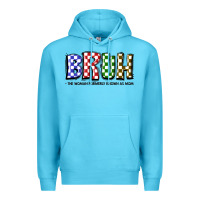 Ocean Blue bruh the woman formerly known as mom Premium Hoodie - JahusDesignShop