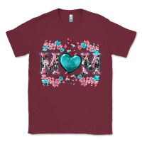 Burgundy cherry blossoms mom Classic Tee - Artiststas