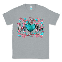 Heather Grey cherry blossoms mom Classic Tee - Artiststas