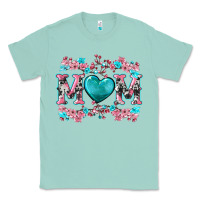 Seafoam cherry blossoms mom Classic Tee - Artiststas