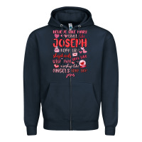 Navy believe like mary trust like joseph valentine s da Zipper Hoodie - MaliasSmallBusiness