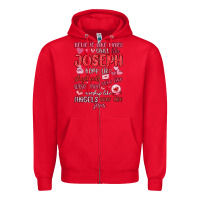 Red believe like mary trust like joseph valentine s da Zipper Hoodie - MaliasSmallBusiness