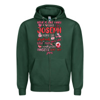 Sports Green believe like mary trust like joseph valentine s da Zipper Hoodie - MaliasSmallBusiness