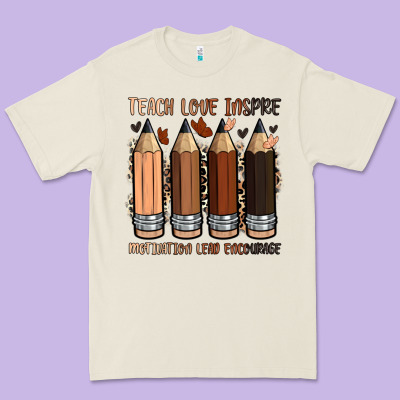 Premium Tee teach love inspire motivation lead encourage