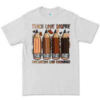 Dove Grey teach love inspire motivation lead encourage Premium Tee - Zillion Design Studio