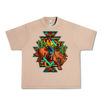 Burro aztec rodeo cowboy Urban Heavy Tee - JahusDesignShop