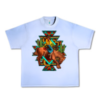 Grape Ice aztec rodeo cowboy Urban Heavy Tee - JahusDesignShop
