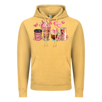 Vintage Mustard floral coffee cups Vintage Hoodie - JahusDesignShop