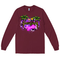 Burgundy summer night Long Sleeve Tee - NancyCooperArtShop