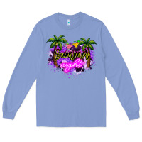 Colony Blue summer night Long Sleeve Tee - NancyCooperArtShop