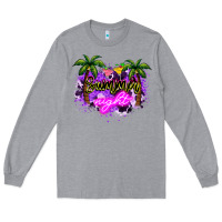 Heather Grey summer night Long Sleeve Tee - NancyCooperArtShop