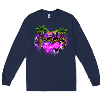 Navy summer night Long Sleeve Tee - NancyCooperArtShop