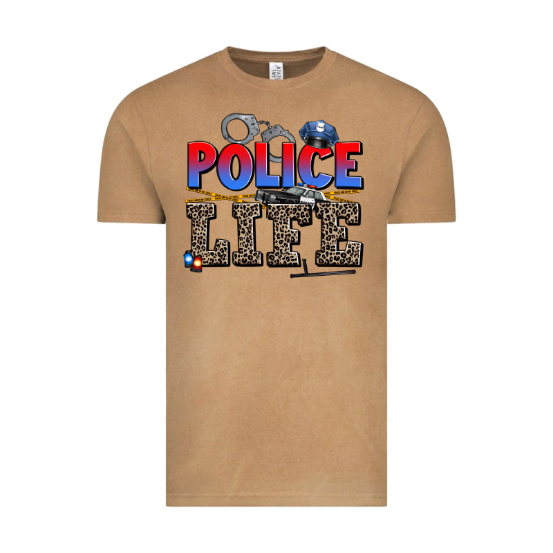 Police Life Vintage Tee by AdoDesignShop | Teevron