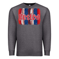 Charcoal Heather boston baseball team spirit brushstrokes Premium Sweatshirt - Artiststas
