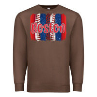 Chestnut boston baseball team spirit brushstrokes Premium Sweatshirt - Artiststas
