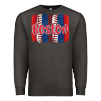 Smoke boston baseball team spirit brushstrokes Premium Sweatshirt - Artiststas