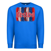 True Royal boston baseball team spirit brushstrokes Premium Sweatshirt - Artiststas