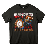 Asphalt diamonds are a girls best friend baseball Heavy Core Tee - texasbilliewilder