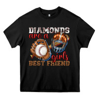 Black diamonds are a girls best friend baseball Heavy Core Tee - texasbilliewilder