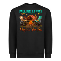 Black falling leaves and nights like this Heavyweight Sweatshirt - BundleAndBundleShop