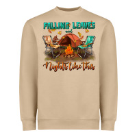 Mushroom falling leaves and nights like this Heavyweight Sweatshirt - BundleAndBundleShop