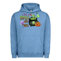 Pigment Pebble Blue i put a spell on you Urban Hoodie - CowGirlArtShop